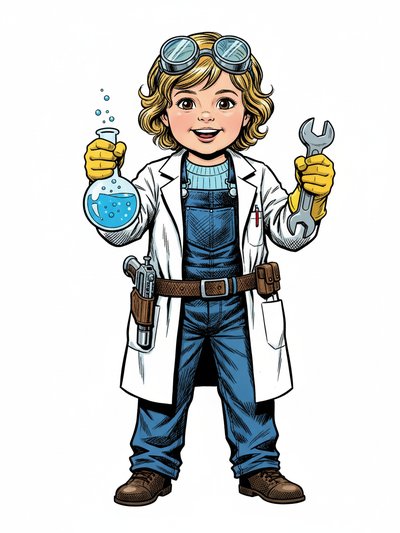 Julia's Scientist Adventures 👩‍🔬 - Comic Book