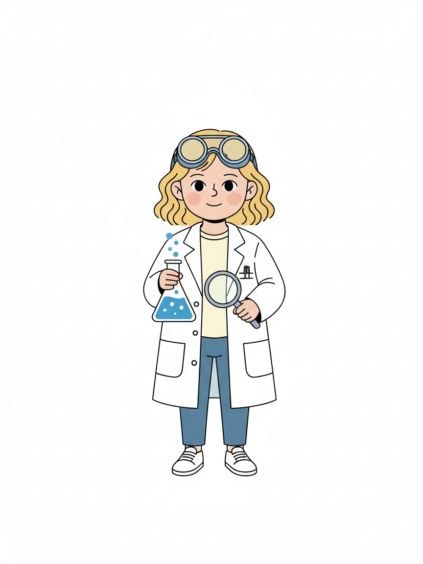 Julia the Curious Scientist - Minimalist