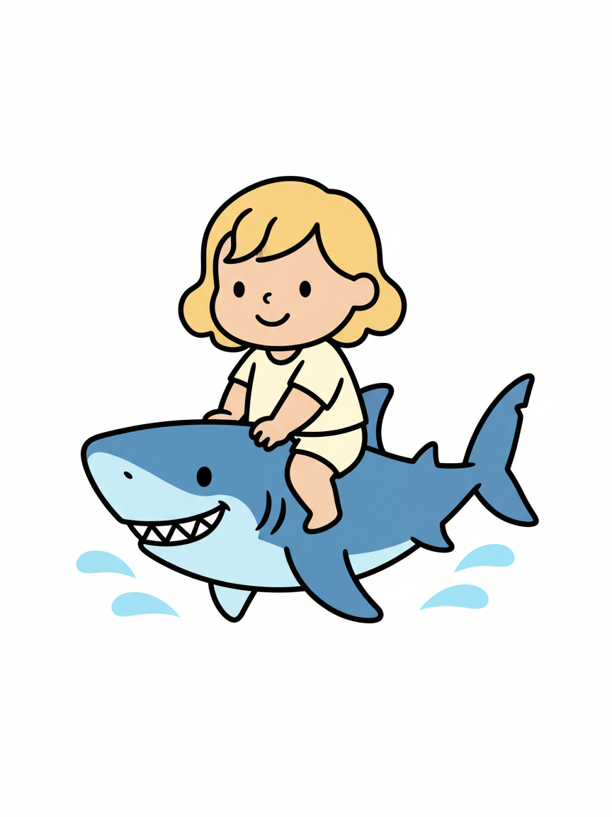 Julia the Smiling Shark - Preschool Simple
