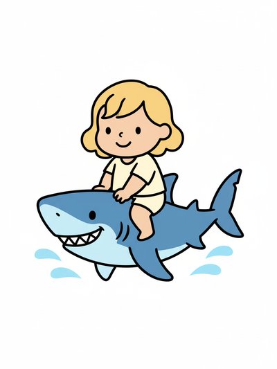 Julia's Sharky Adventures 🦈 - Preschool Simple