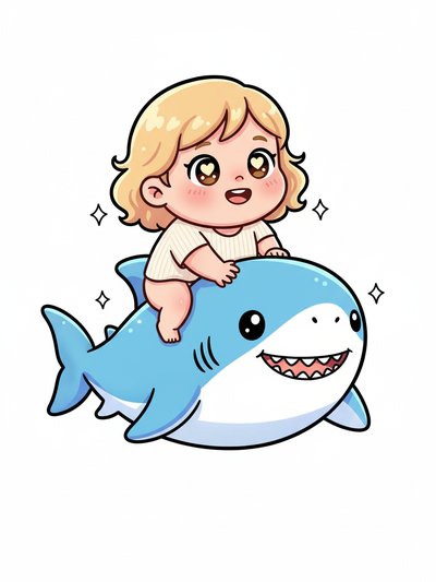 Julia's Sharky Adventures 🦈 - Kawaii Cute