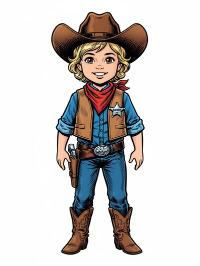 Our Baby Girl: Sheriff Julia 👒 - Comic Book