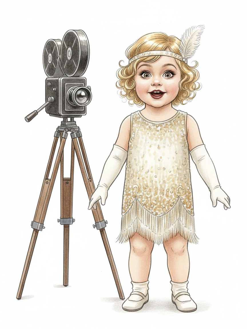 Julia the Silver Screen Starlet - Gentle Pencil