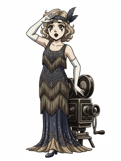 Julia's Silent Movie Magic 🎥 - Classic Anime