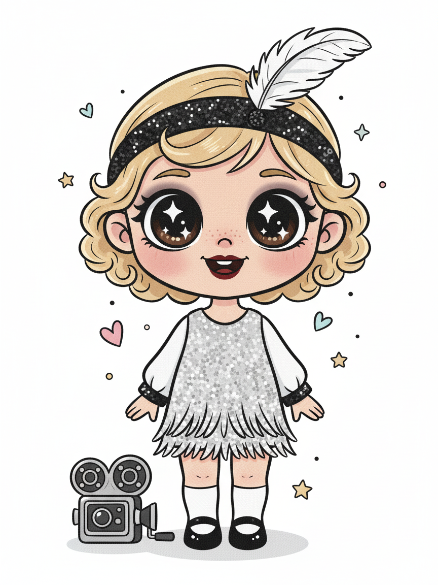 Julia the Silver Screen Starlet - Kawaii Cute