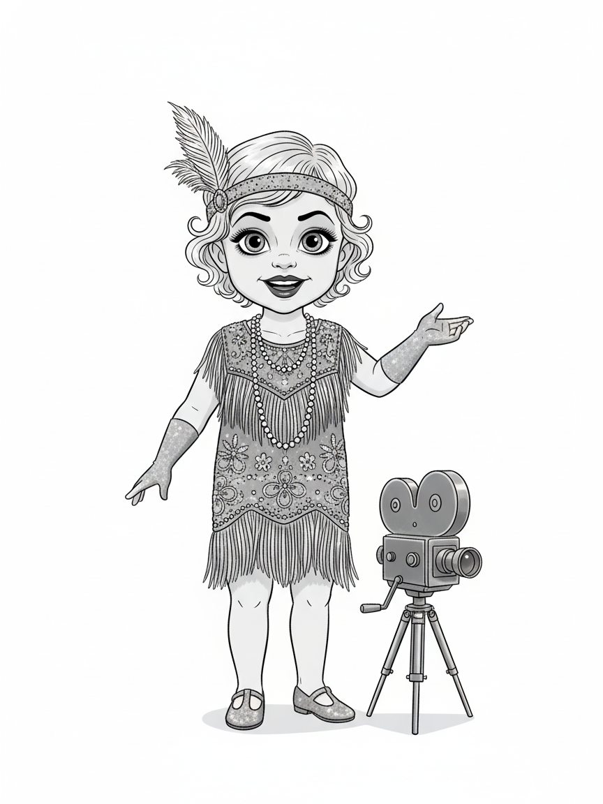 Julia the Silver Screen Starlet - Minimalist