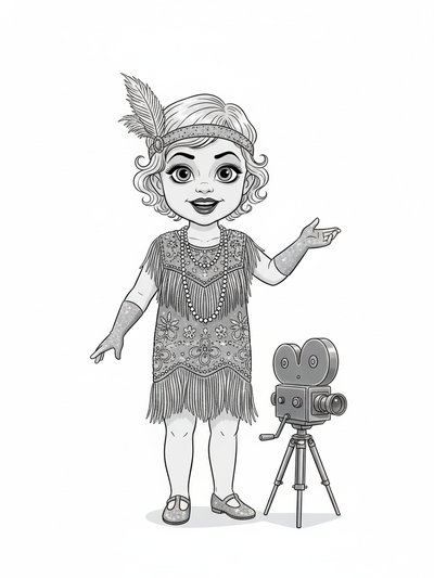 Julia's Silent Movie Magic 🎥 - Minimalist