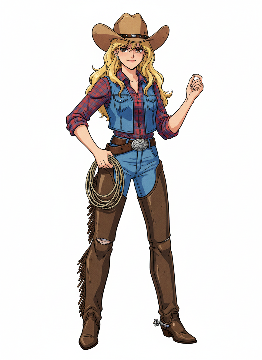 Mary the Bold Cowgirl - Classic Anime