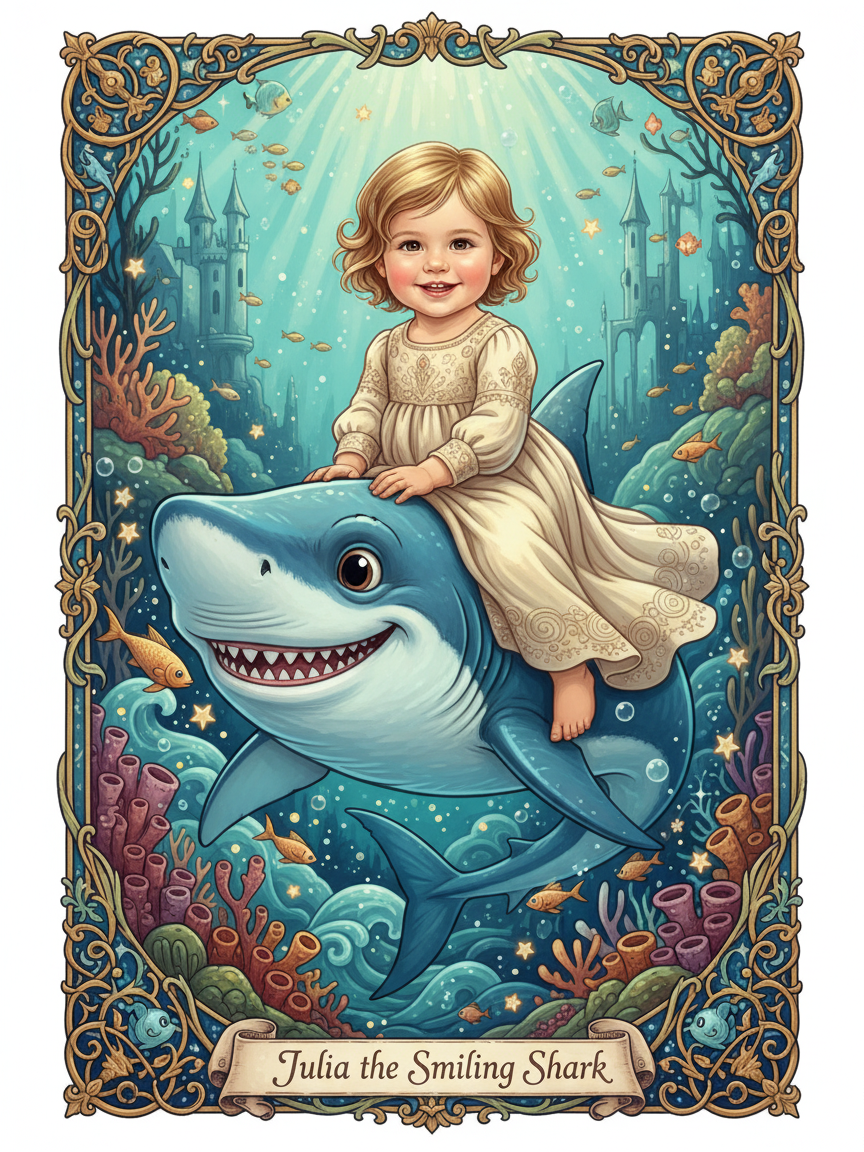 Julia the Smiling Shark - Fairy Tale Classic