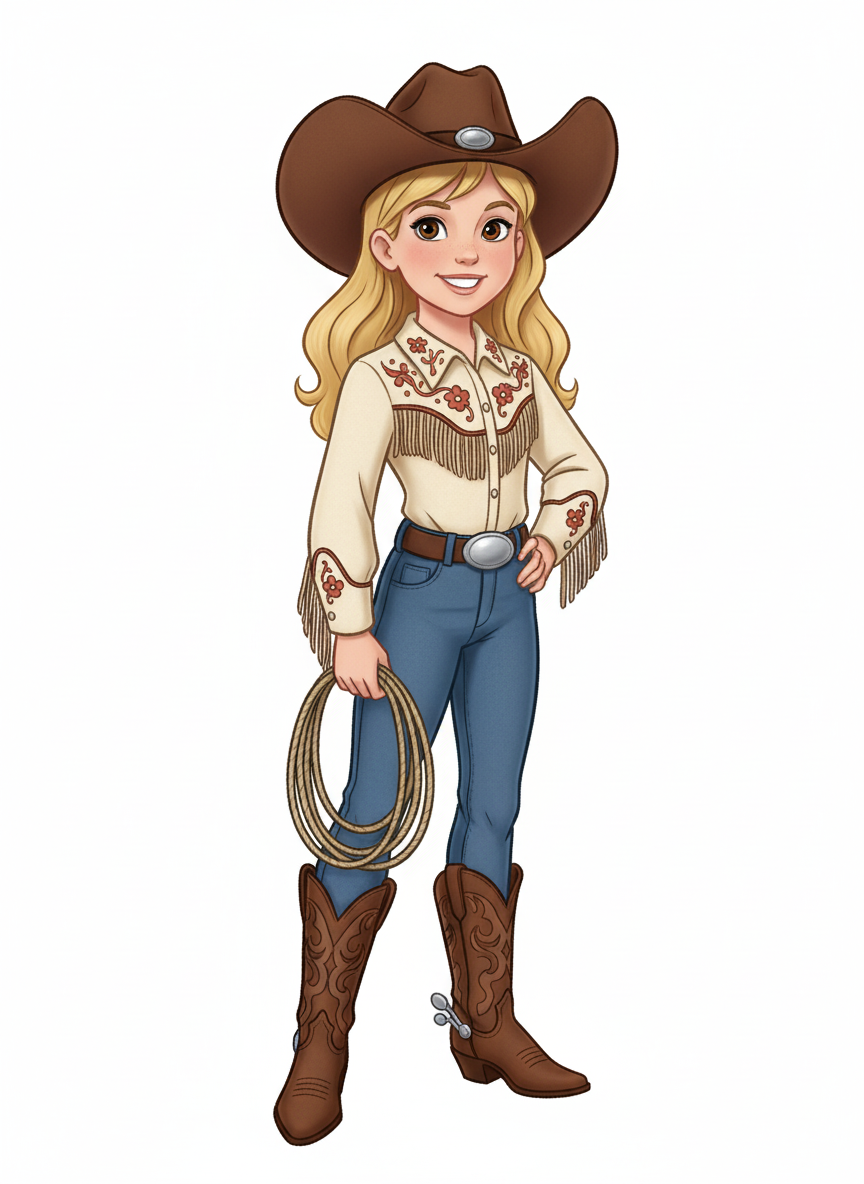 Mary the Bold Cowgirl - Golden Age Animation