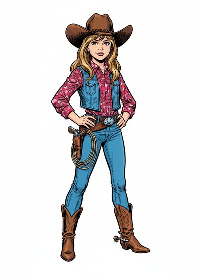 Mary's Cowgirl Adventure 🌵 - Comic Book