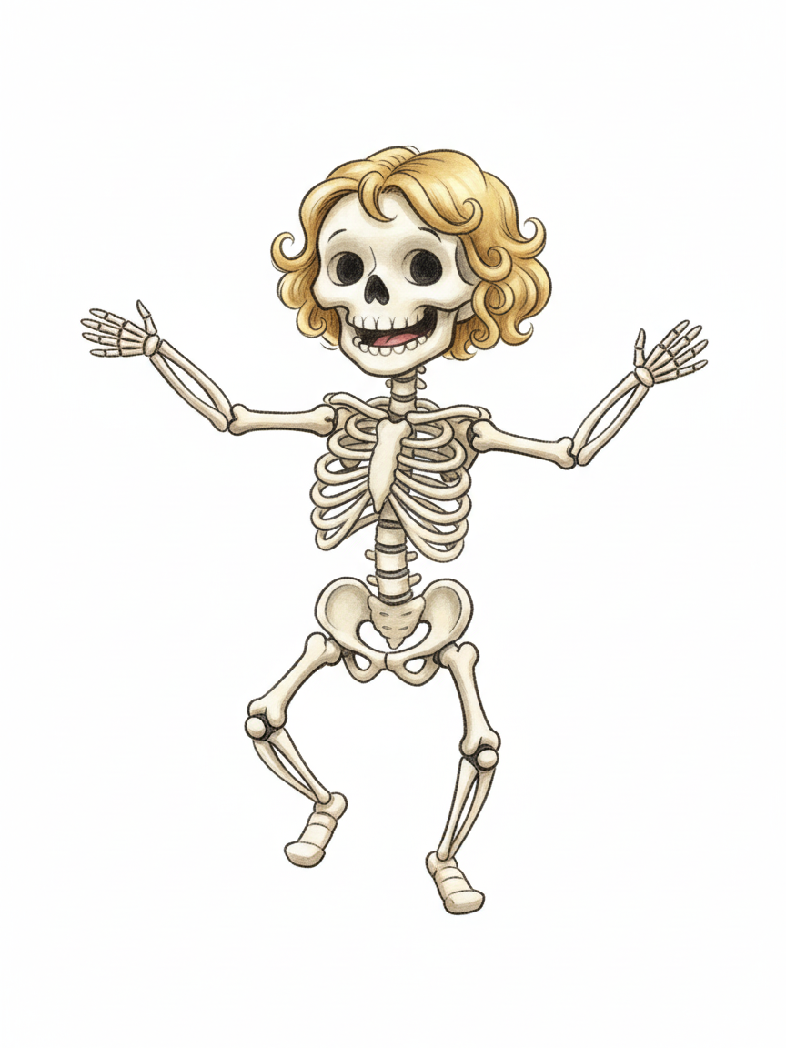 Jolly Julia Bones - Gentle Pencil