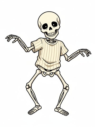 Julia's Spooky Skeleton Adventure 🎃 - Classic Anime