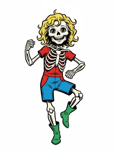 Julia's Spooky Skeleton Adventure 🎃 - Comic Book