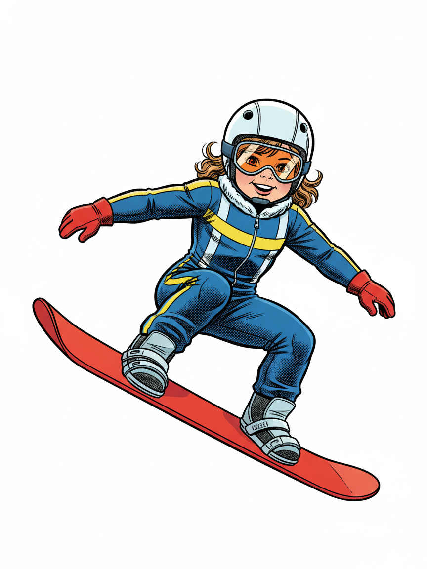 Julia the Snowboarder - Comic Book
