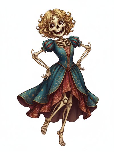 Julia's Spooky Skeleton Adventure 🎃 - Fairy Tale Classic