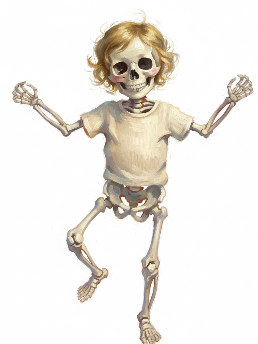 Jolly Julia Bones - Impressionist Painting