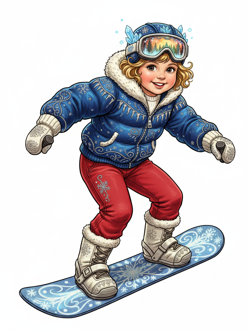 Julia the Snowboarder - Fairy Tale Classic