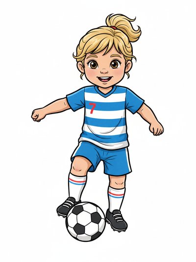 Our Little Soccer Star 🌟 - Classic Coloring Book