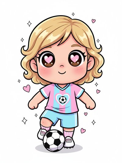 Our Little Soccer Star 🌟 - Kawaii Cute