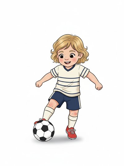 Our Little Soccer Star 🌟 - Minimalist