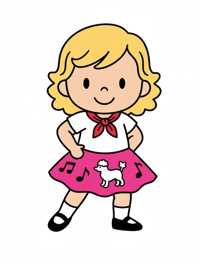 Julia's Sock Hop Dreams 🌟 - Preschool Simple