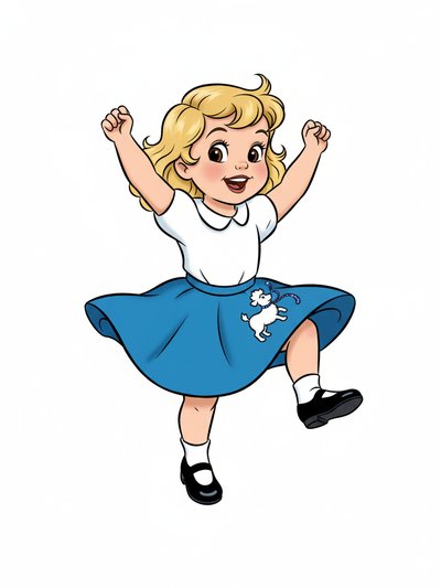 Julia's Sock Hop Dreams 🌟 - Golden Age Animation