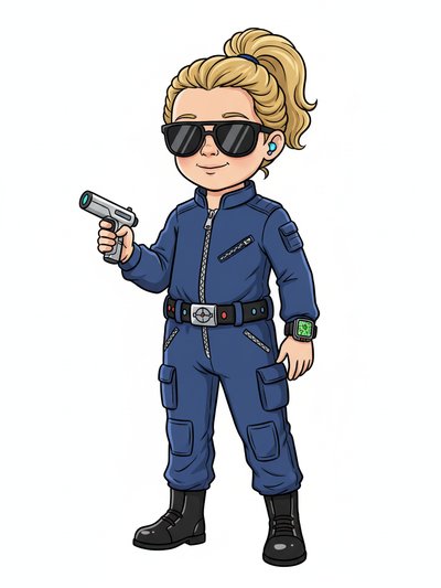 Julia's Secret Spy Adventures - Classic Coloring Book