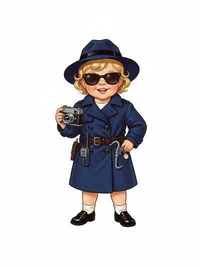 Julia's Secret Spy Adventures - Vintage Storybook