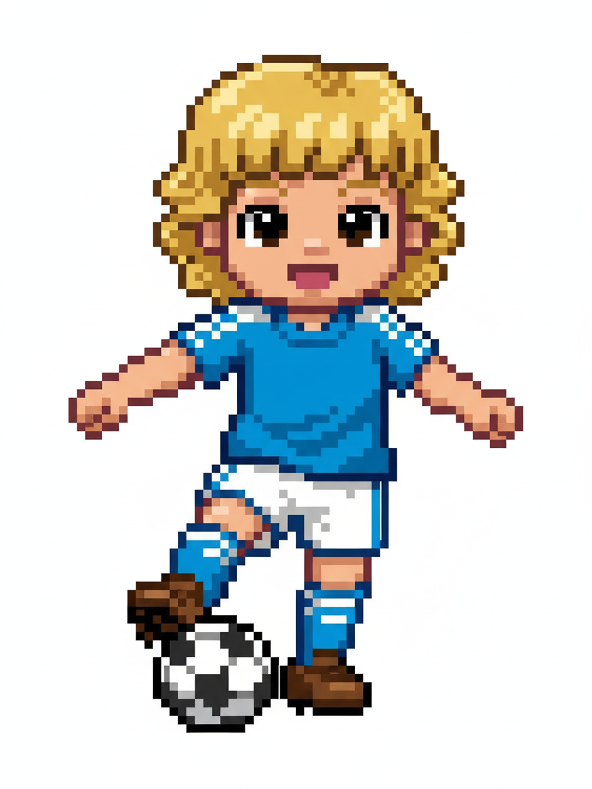 Julia the Playful Striker - Pixel Art