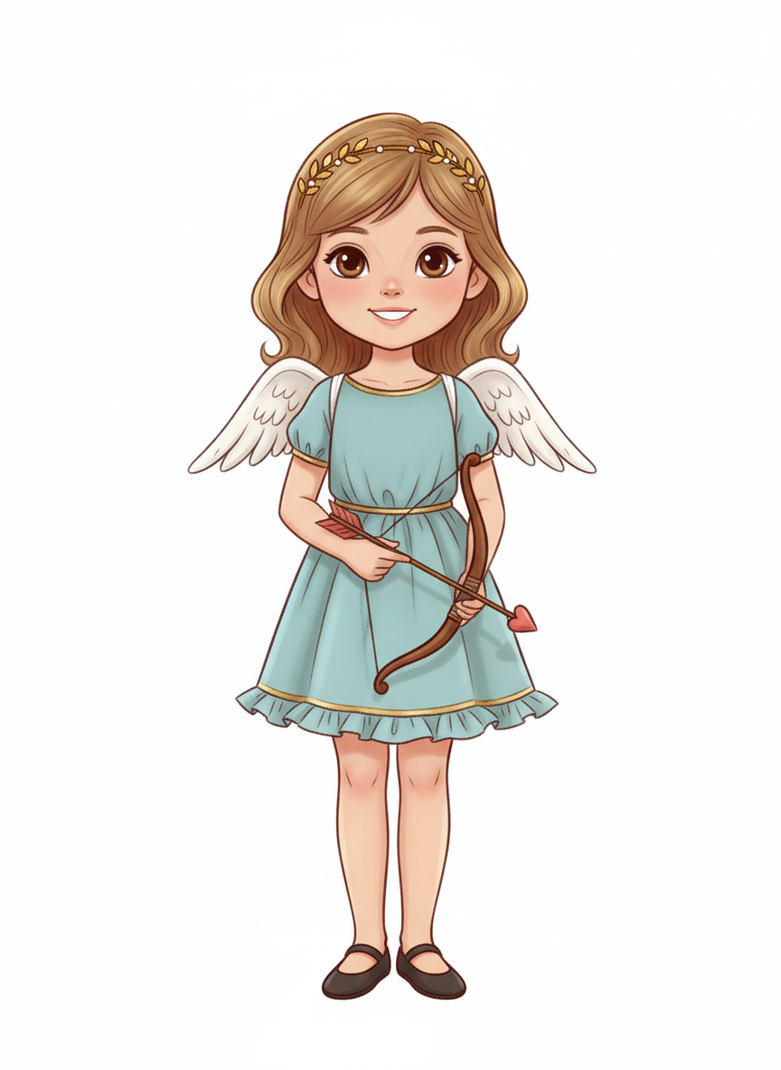 Cupid Mary - Vintage Storybook