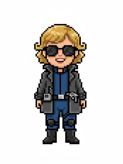 Julia's Secret Spy Adventures - Pixel Art