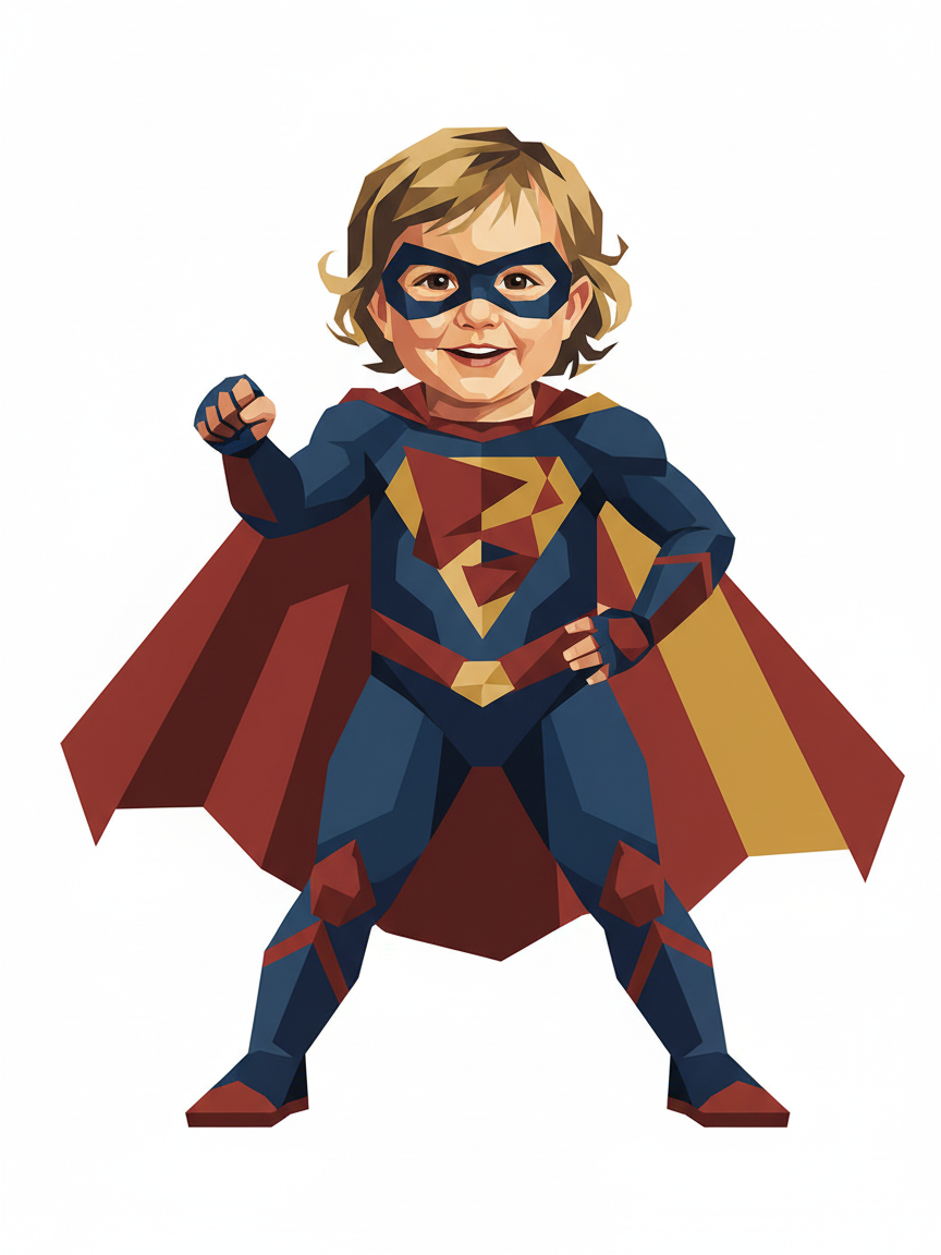 Super Julia - Cubist Painting