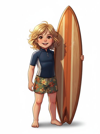 Julia's Surfing Adventure 🌊 - Webtoon Anime