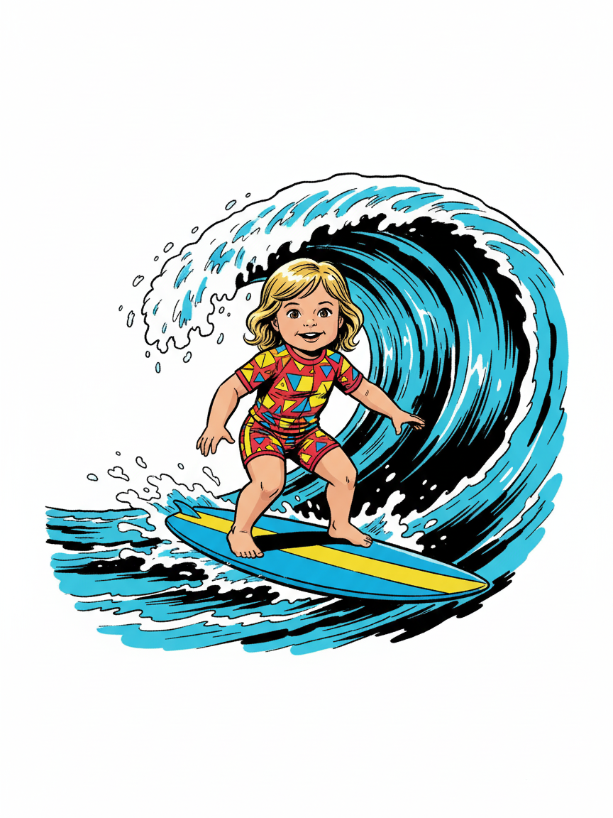 Julia the Wave Rider - Comic Book