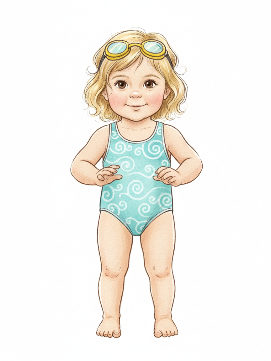 Julia the Water Wonder - Gentle Pencil