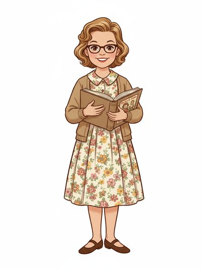 Julia's First Classroom Adventure 🏫 - Vintage Storybook