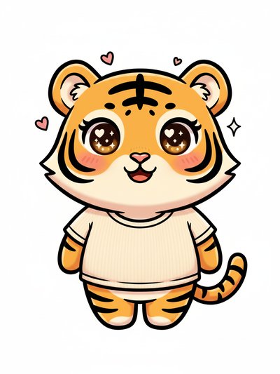 Our Little Tiger Adventure 🐯 - Kawaii Cute
