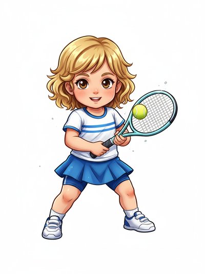 Julia's Tennis Adventure 🎾 - Webtoon Anime