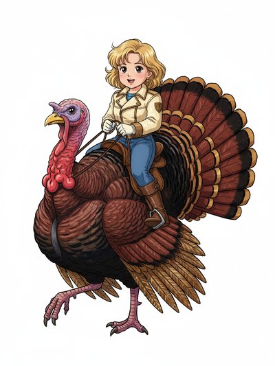 Julia's Turkey Adventure 🦃 - Classic Anime