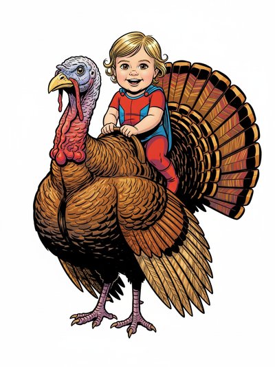 Julia's Turkey Adventure 🦃 - Comic Book