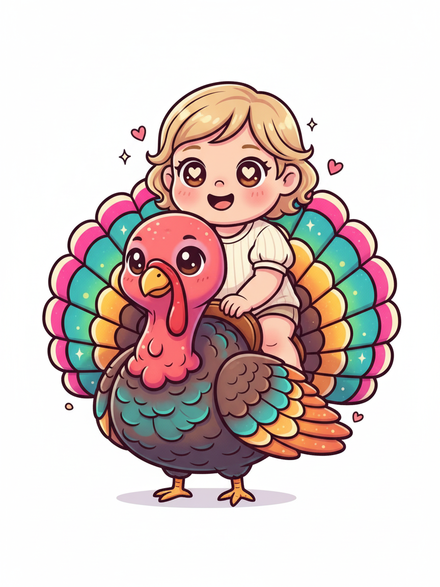 Turkey Julia - Kawaii Cute