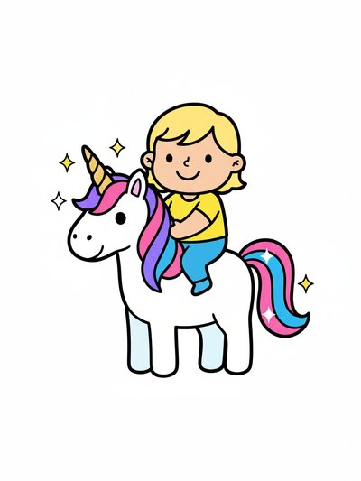 Julia's Unicorn Adventure 🌈 - Preschool Simple