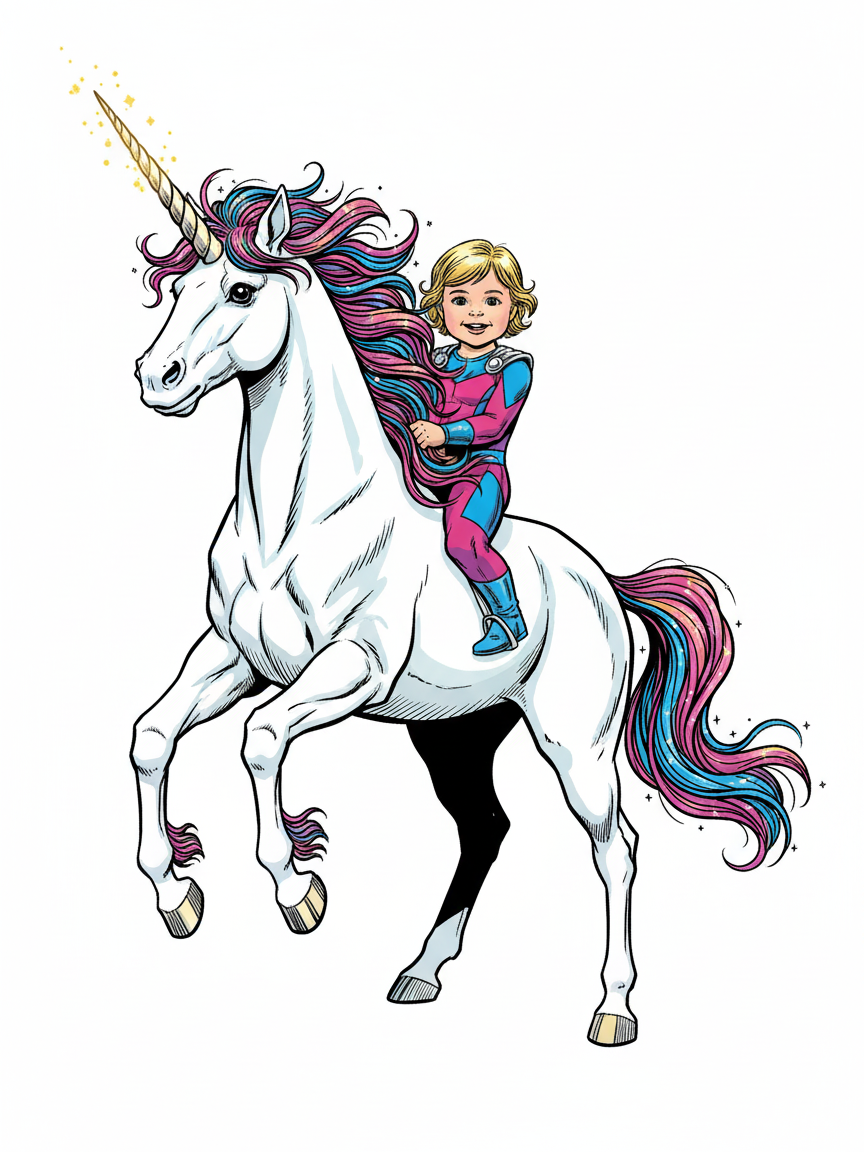 Unicorn Julia - Comic Book