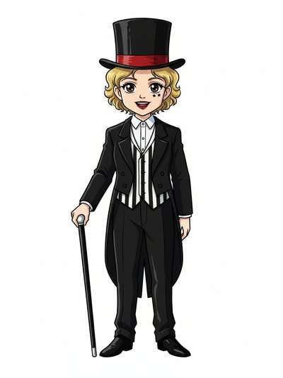 Julia's Vaudeville Adventure 🎩 - Classic Anime