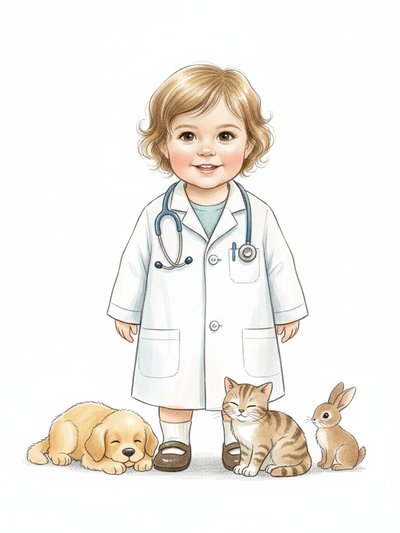 Our Little Vet Julia 🐾 - Gentle Pencil