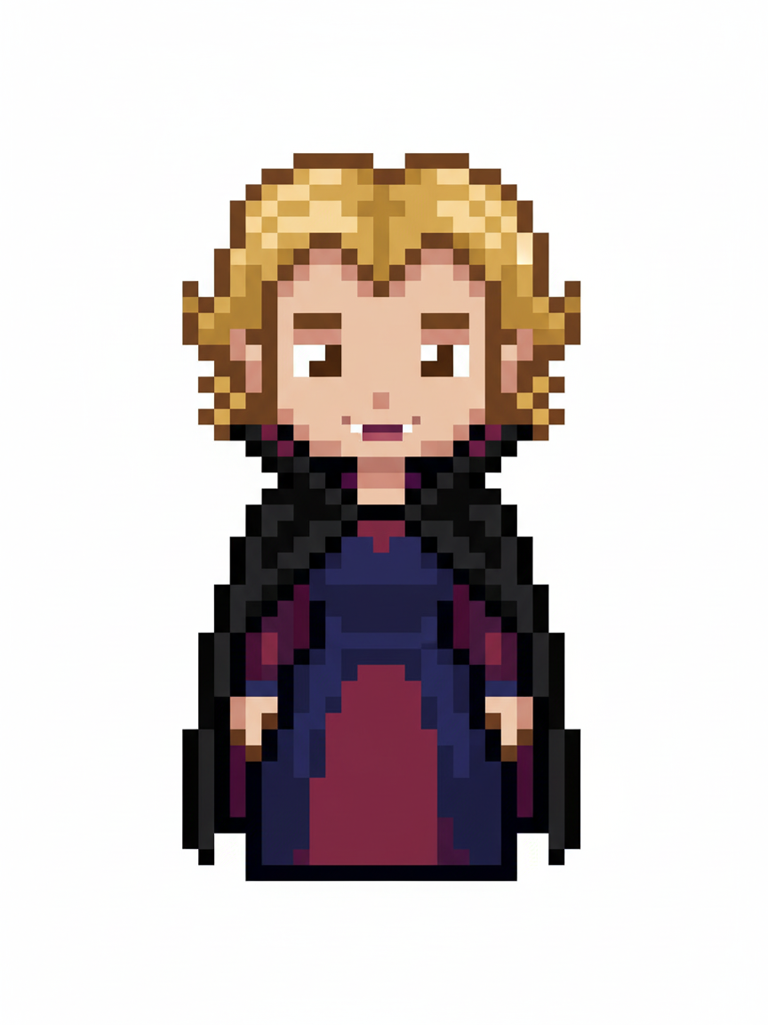 Vampire Julia - Pixel Art