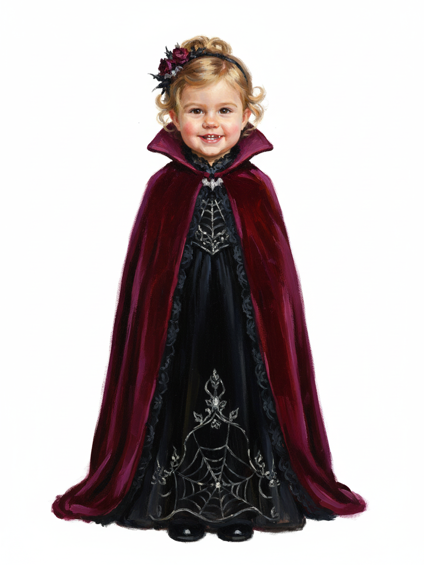 Vampire Julia - Impressionist Painting