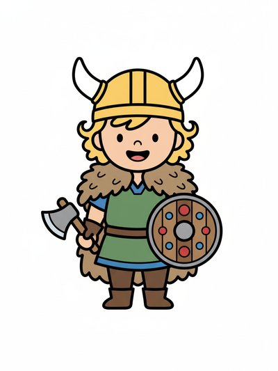 Julia's Viking Adventure 🛡️ - Preschool Simple