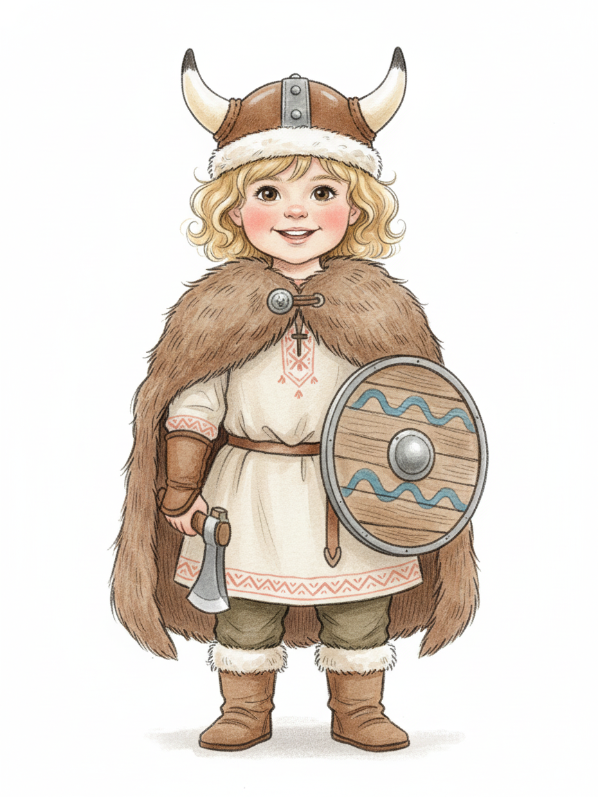 Viking Julia - Gentle Pencil